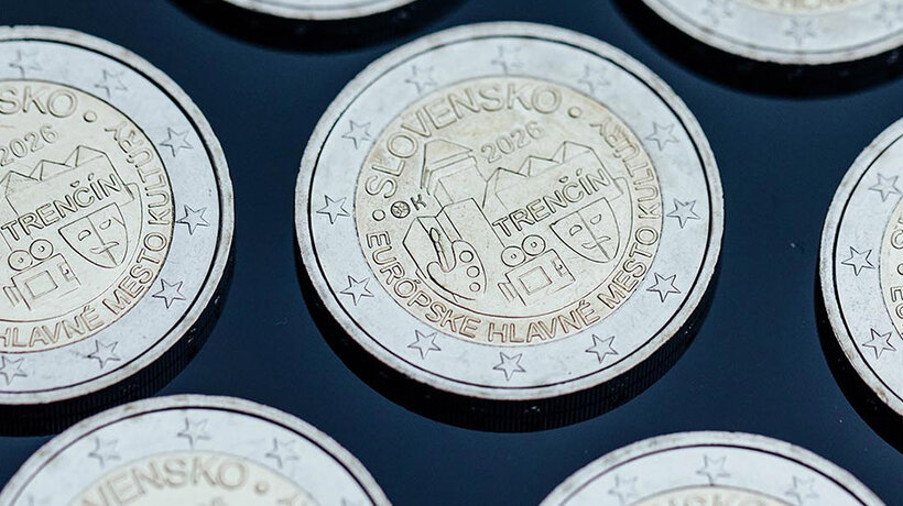 Trenčín 2 euro circulating collector coin 2026