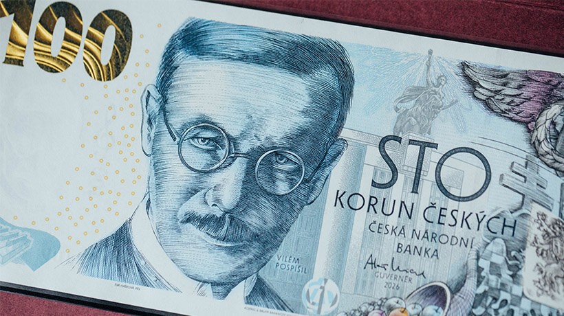 100 Korunas 2026 Czech Republic - Vilém Pospíšil