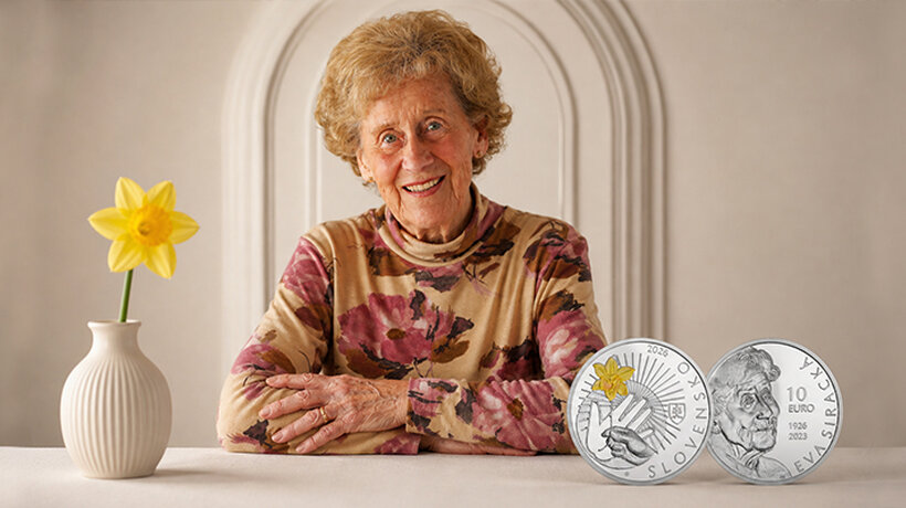 10 euro Eva Siracká silver collector's coin 2026