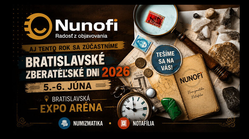 Bratislava Collectors' Days also this year 2026 with Nunofi
