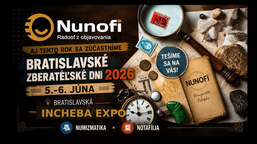 Bratislava Collectors' Days also this year 2026 with Nunofi