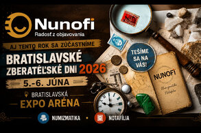 Bratislava Collectors' Days also this year 2026 with Nunofi