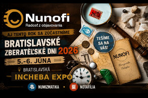 Bratislava Collectors' Days also this year 2026 with Nunofi