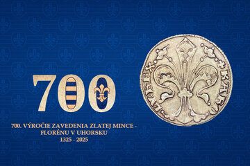 Gold coin 100 € (2025) – 700th anniversary of the florin in Hungary | Commemorative euro coin NBS, history and numismatic value
