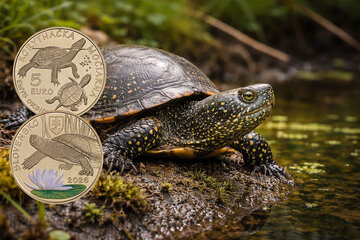 Marsh Turtle 5 Euro Collector Coin 2026