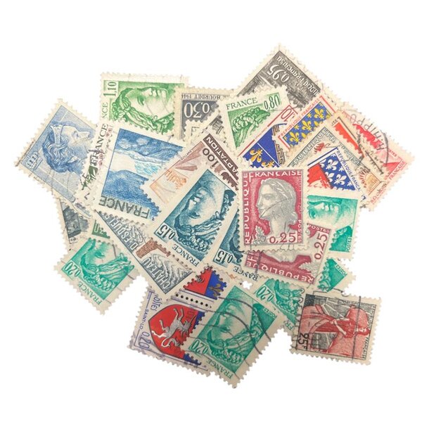 Balíček poštových známok - francúzsko - Francúzsko-35ks