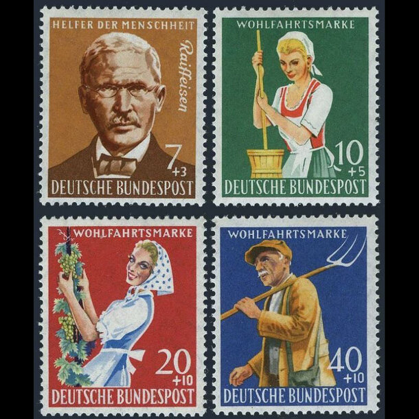 Séria známok nsr 1958 - charitatívne známky - znamky-nsr-1958-297-00