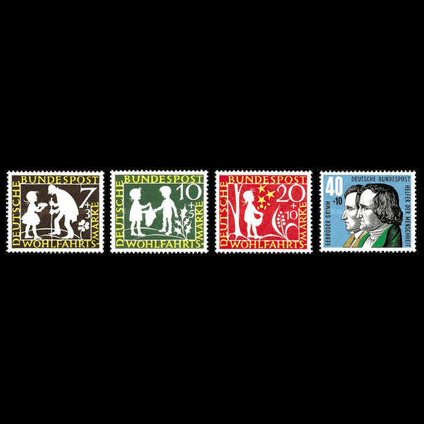 Séria známok nsr 1959 - rozprávky - znamky-nsr-1959-322-25