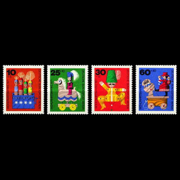 Séria známok nsr- berlín 1971 - charitatívne známky - znamky-beriln-1971-412-15