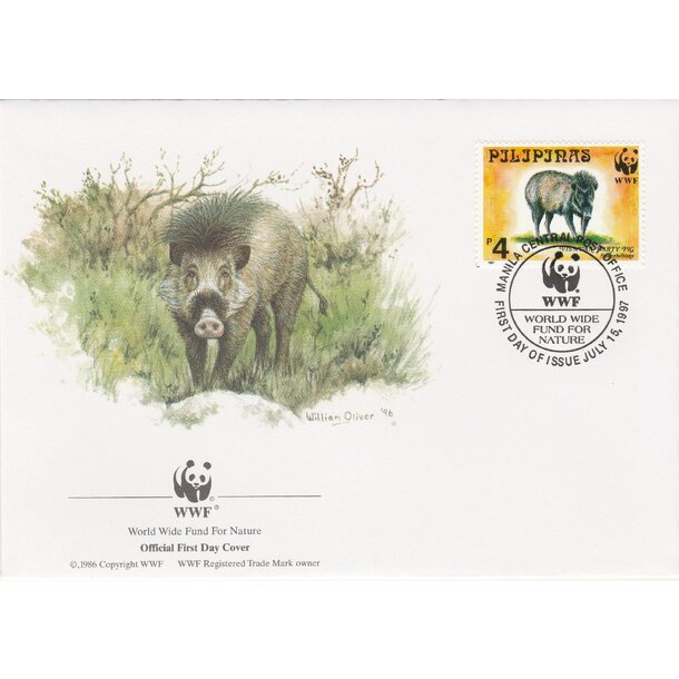 Lot fdc filipíny 1997 - ohrozené druhy - set-fdc-filipíny-1997-3