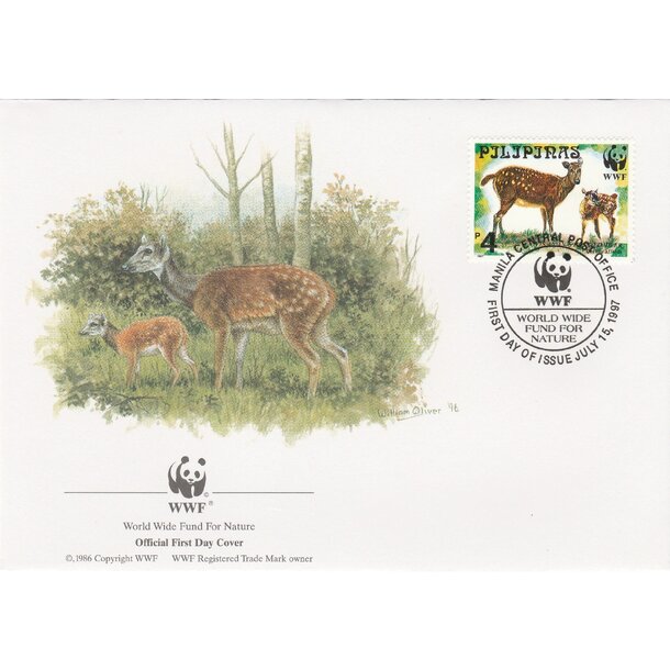 Lot fdc filipíny 1997 - ohrozené druhy - set-fdc-filipíny-1997-6