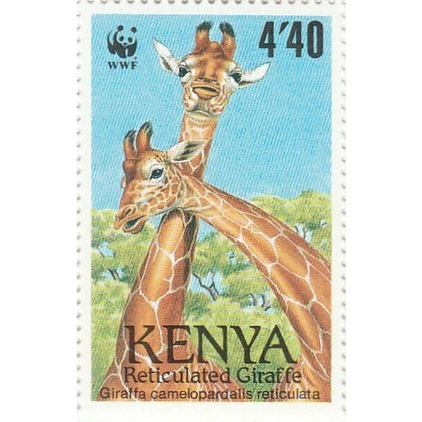 Lot fdc keňa 1989 - žirafy - set-fdc-kena-1989-4