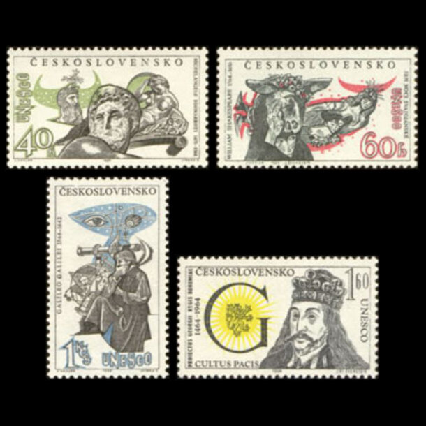Séria známok československo 1964 - osobnosti a udalosti - znamky-1964-1459-2