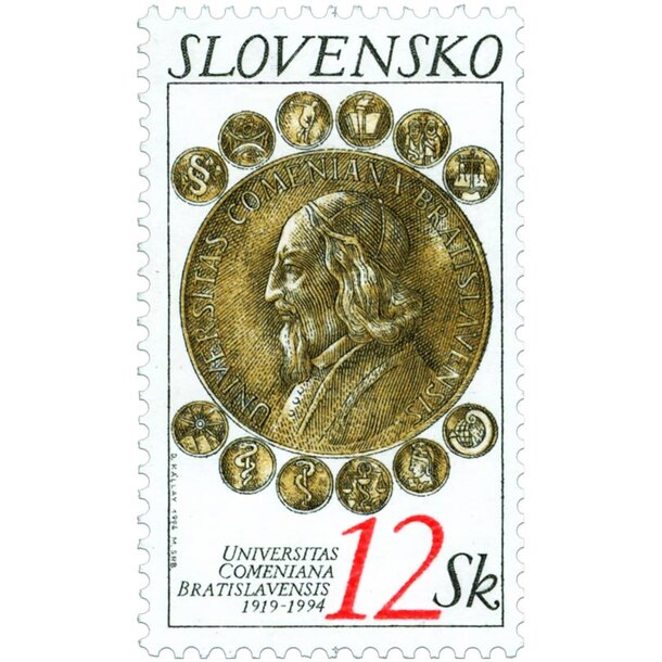 Známka slovensko 1994 - univerzita komenského - známka-1994-Univerzita-Kome