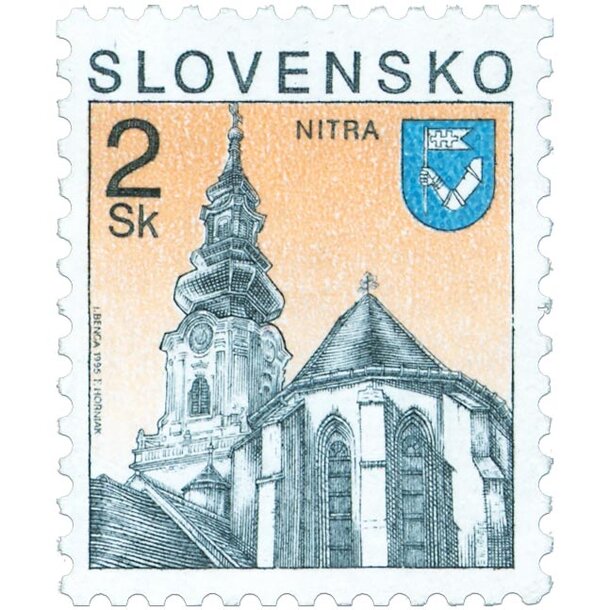 Známka slovensko 1995 - nitra - známka-1995-nitra