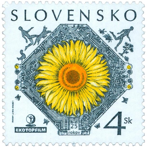 Známka slovensko 1998 - ekotopfilm - známka-1998-Ekotopfilm