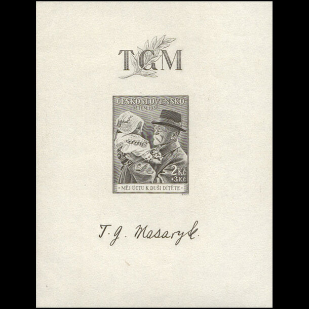 Hárček československo 1938 - deťom - harcek-1938-BL3