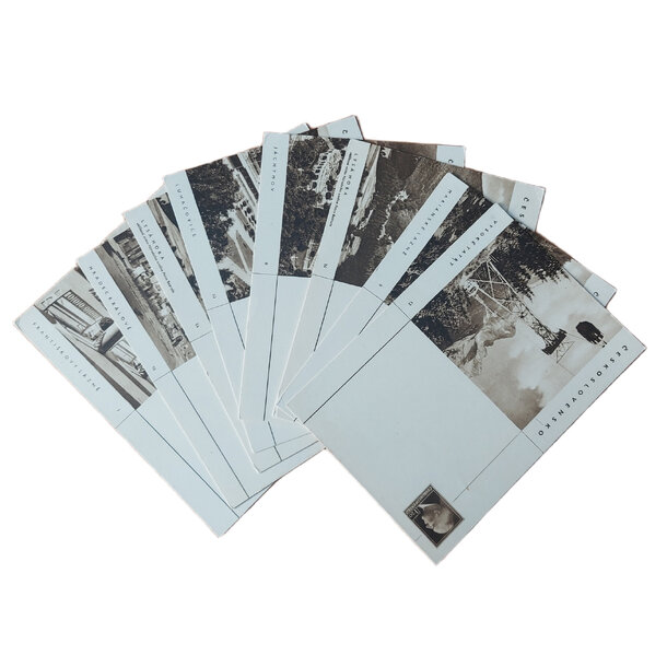Lot poštových lístkov čsr cdv 1947 - Lot poštových lístkov ČSR CDV 1947