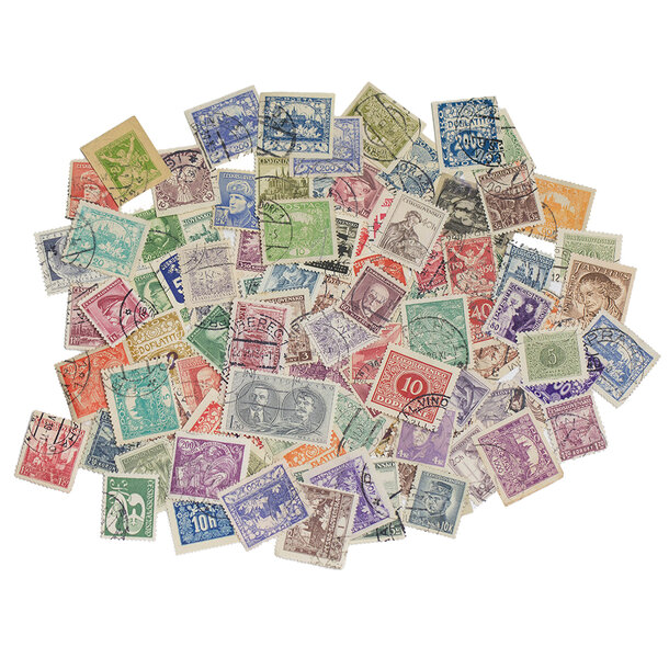 Balíček poštových známok - československo - balicek-znamky-csr-100