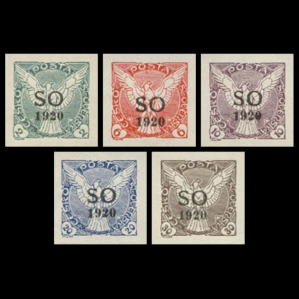 Séria známok československo 1920 - novinové so 1920 - znamky-1920-SO28-32