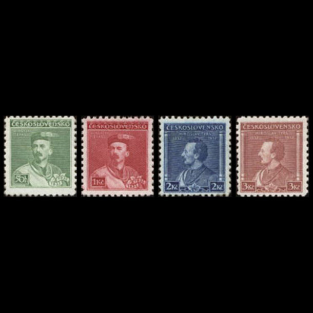 Séria známok československo 1932 - miroslav tyrš - znamky-1932-314-7