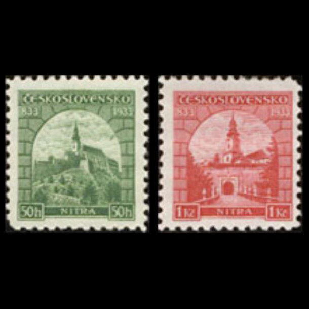 Séria známok československo 1933 - nitra - znamky-1933-319-0
