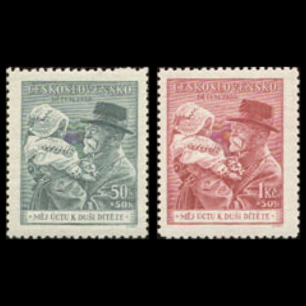 Séria známok československo 1938 - deťom - znamky-1938-389-0
