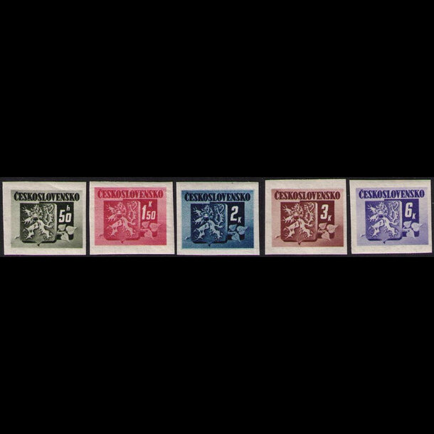 Séria známok československo 1945 - bratislavské vydanie (a) - znamky-1945-415-22A