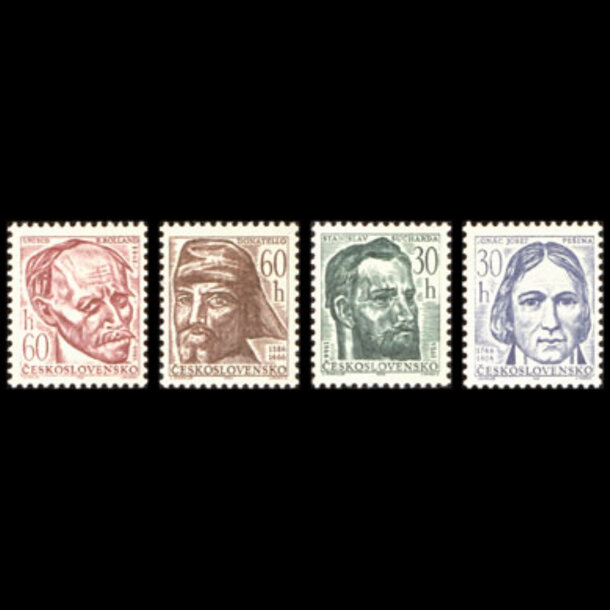 Séria známok československo 1966 - kultúrne osobnosti - znamky-1966-1598-01
