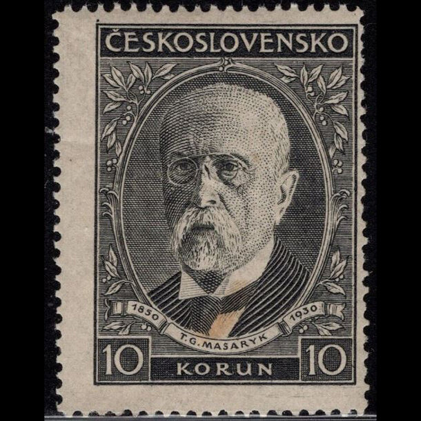 Známka československo 1930 - 10 kč narodeniny t.g.masaryka - znamky-1930-302