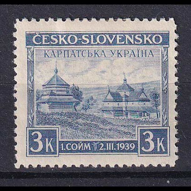 Známka československo 1939 - karpatská ukrajina - znamky-1939-cu1