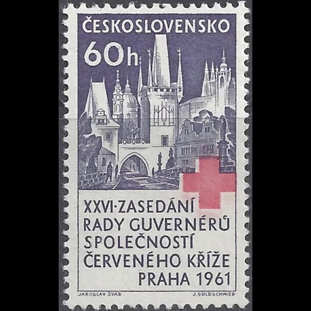 Známka československo 1961 - červený kríž - znamky-1961-1292