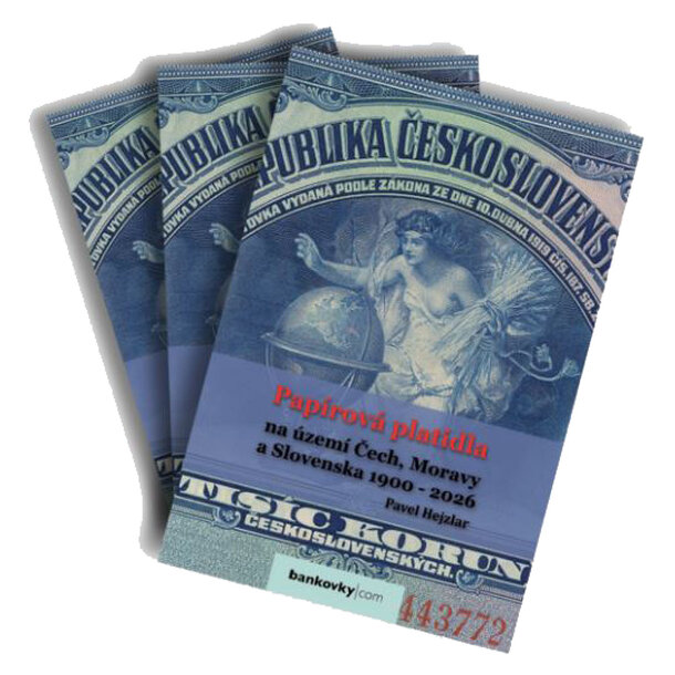 Katalóg papierové platidlá na území čiech, moravy a slovenska 1900 - 2026 - mäkká väzba - Katalóg Papierové platidlá ČSR, ČR a SR 1900-2026-1-2
