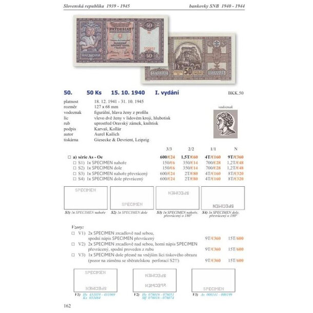 Katalóg papierové platidlá na území čiech, moravy a slovenska 1900 - 2026 - tvrdá väzba - Katalóg Papierové platidlá ČSR, ČR a SR 1900-2026-5