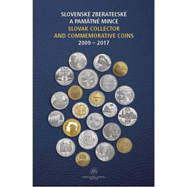 Slovenské zberateľské a pamätné euromince 2009-2017 - Publikácia Slovenské zberateľské a pamätné euromince 2009-2017