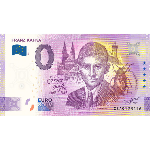 0 euro souvenir 2024 - franz kafka - AQ2_0-euro-souvenir-kafka-a-hr