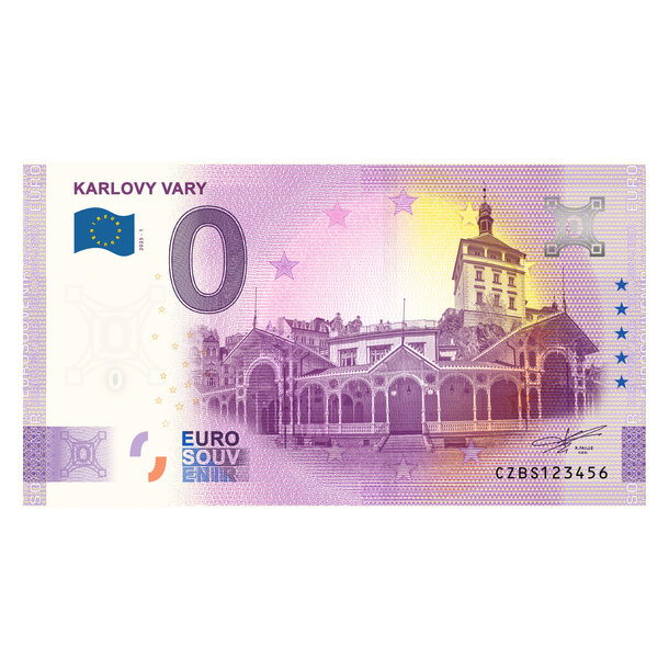 0 euro souvenir česko 2025 - karlovy vary - BS_0-euro-souvenir-karlovy-vary-a-hr