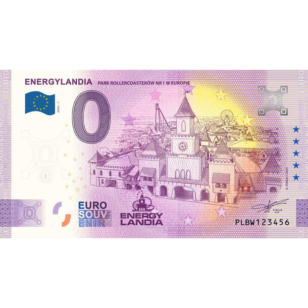 0 euro souvenir poľsko 2025 - energylandia park 1 - 0-euro-souvenir-energylandia-a-1