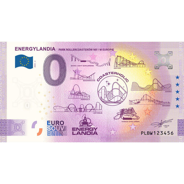 0 euro souvenir poľsko 2025 - energylandia park 2 - 0-euro-souvenir-energylandia-v2-a-2