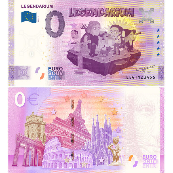 0 euro souvenir slovensko 2025 - legendarium - GT_0-euro-souvenir-legendarium