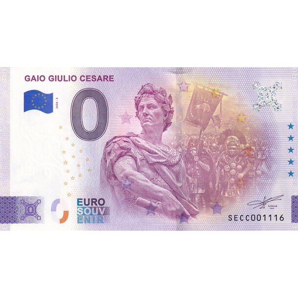 0 euro souvenir taliansko 2026 - gaio giulio cesare - 0 Euro 2026 - Gaio Giulio Cesare