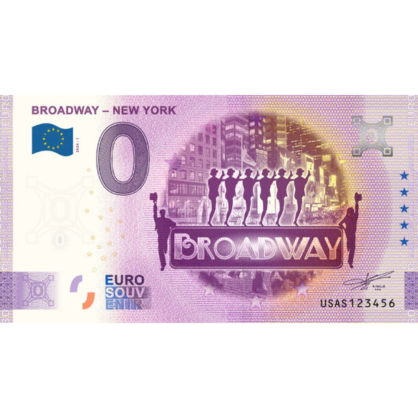 0 euro souvenir 2024 - broadway - new york - 0 Euro Souvenir 2024 - Broadway - New York