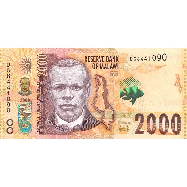 2000 kwacha 2024 malawi - Bankovka Malawi 2000 Kwacha 2024 - 70-1
