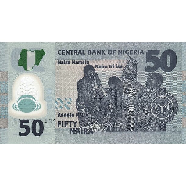 50 naira 2024 nigéria - Bankovka Nigéria 50 Naira 2024 - 40-2
