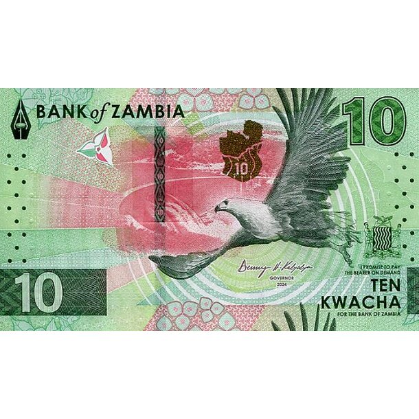 10 kwacha 2024 zambia - Bankovka Zambia 10 Kwacha 2024 - 62-1