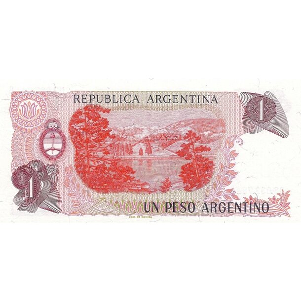 1 peso 1983 argentína - Bankovka Argentína 1 Peso 1983 - 311-2