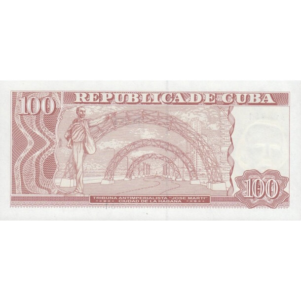 100 pesos 2023 kuba - Bankovka Kuba 100 Pesos 2023 - 129-2