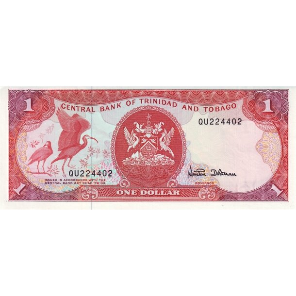 1 dollar 1985 trinidad a tobago - Bankovka Trinidad a Tobago 1 Dollar 1985 - 36d-1