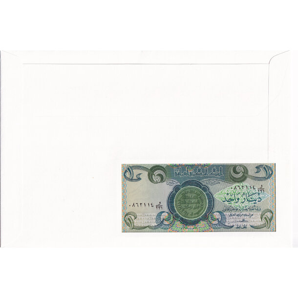 Banknote obálka irak 1979 - Banknote obálka Irak 1979 2-2