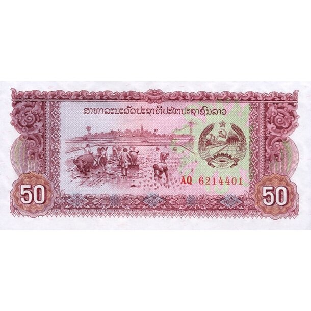 50 kip 1979 laos - Bankovka Laos 50 Kip 1979 - 29-1